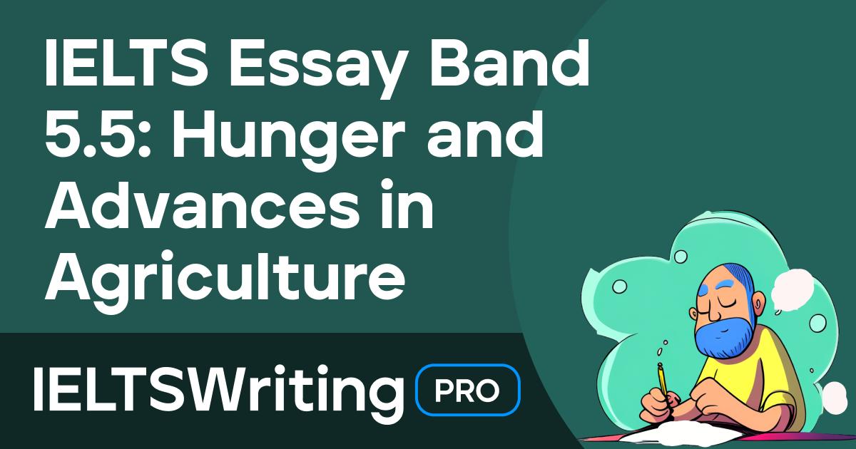 agriculture essay for ielts